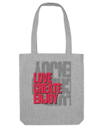love create enjoy Sacoșă textilă