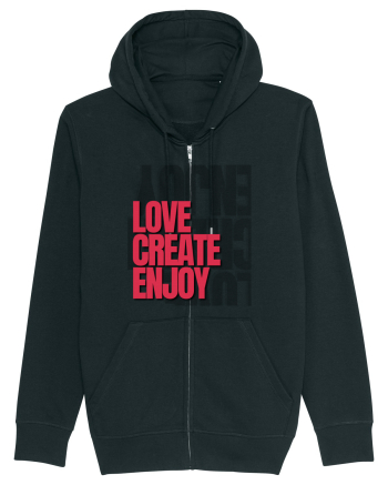 love create enjoy Black