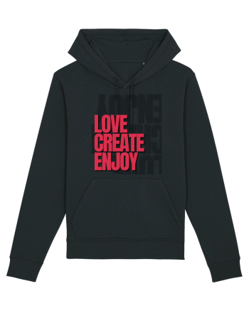 love create enjoy Black