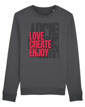 love create enjoy Anthracite