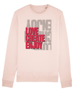 love create enjoy Bluză mânecă lungă Unisex Rise
