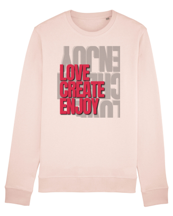 love create enjoy Candy Pink