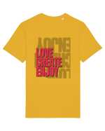 love create enjoy Tricou mânecă scurtă Unisex Rocker