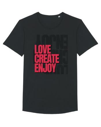 love create enjoy Black