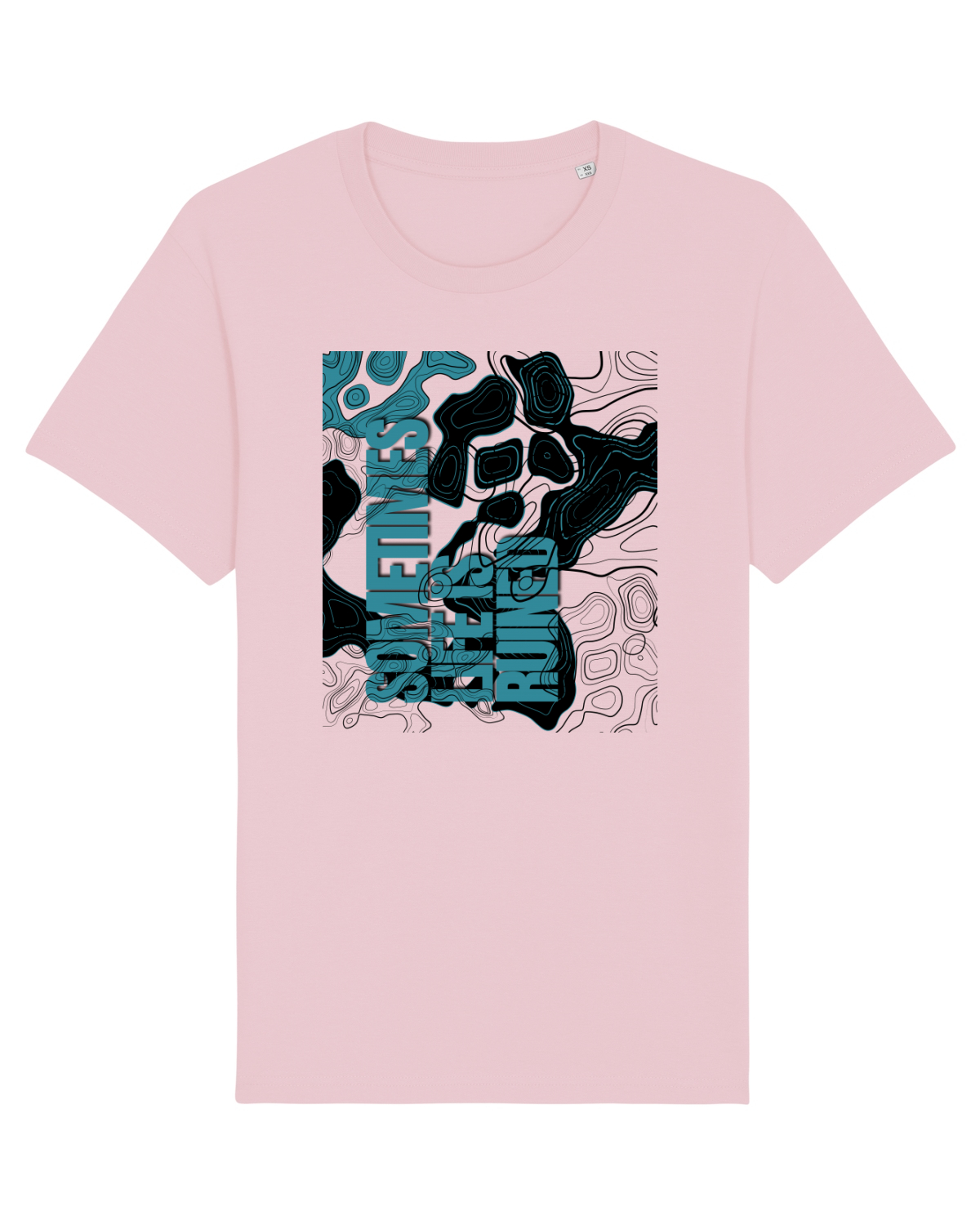 Tricou mânecă scurtă Unisex Rocker Cotton Pink