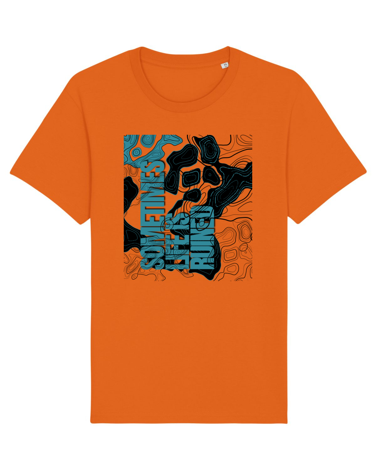 Tricou mânecă scurtă Unisex Rocker Bright Orange