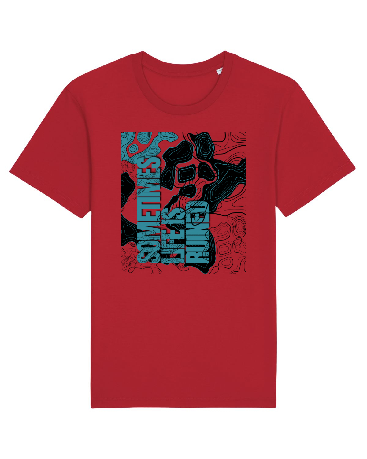 Tricou mânecă scurtă Unisex Rocker Red