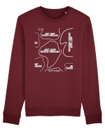 just keep moving forward Bluză mânecă lungă Unisex Rise