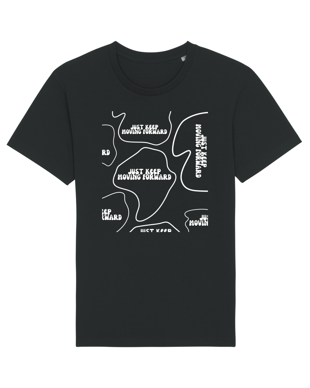 Tricou mânecă scurtă Unisex Rocker Black