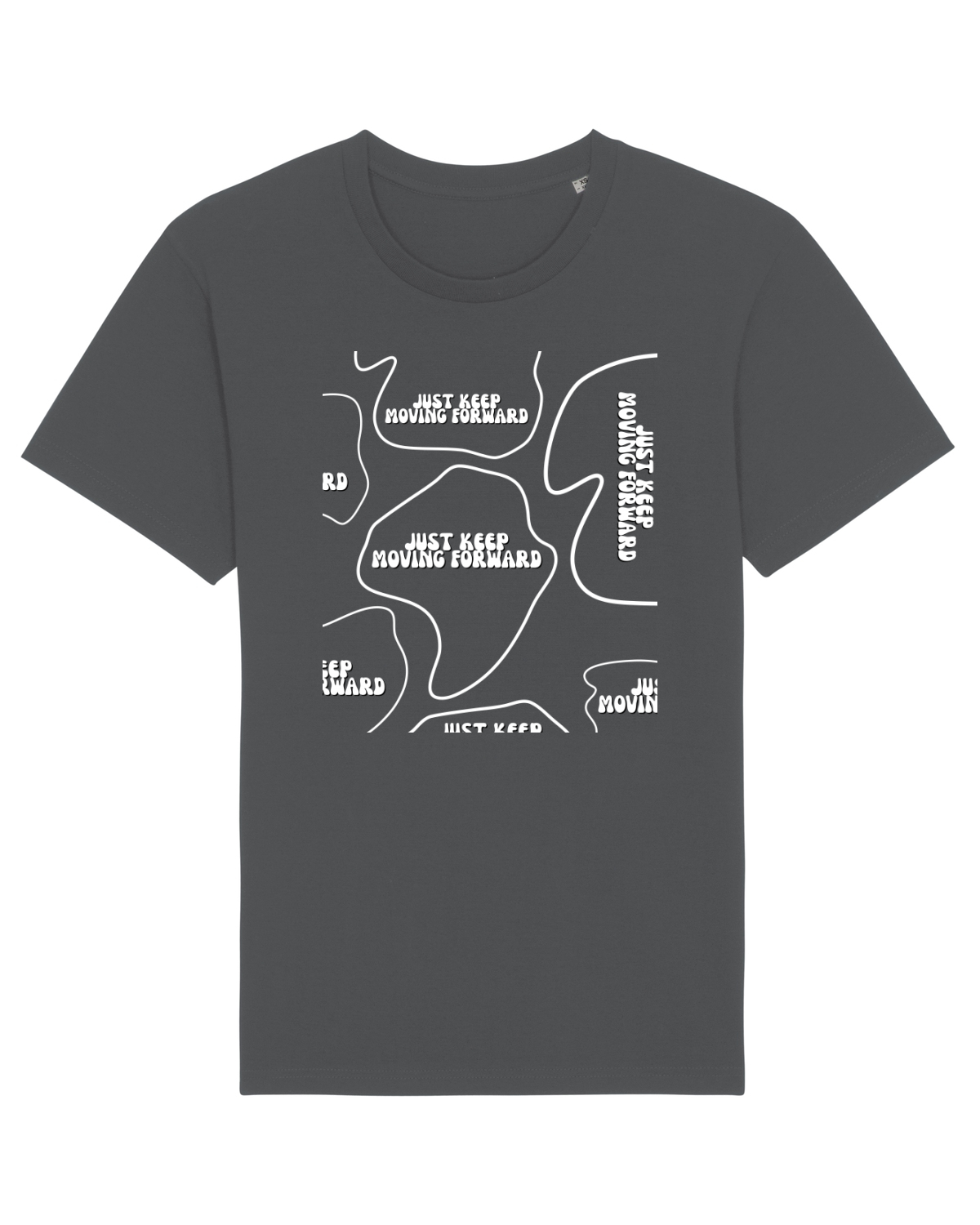 Tricou mânecă scurtă Unisex Rocker Anthracite