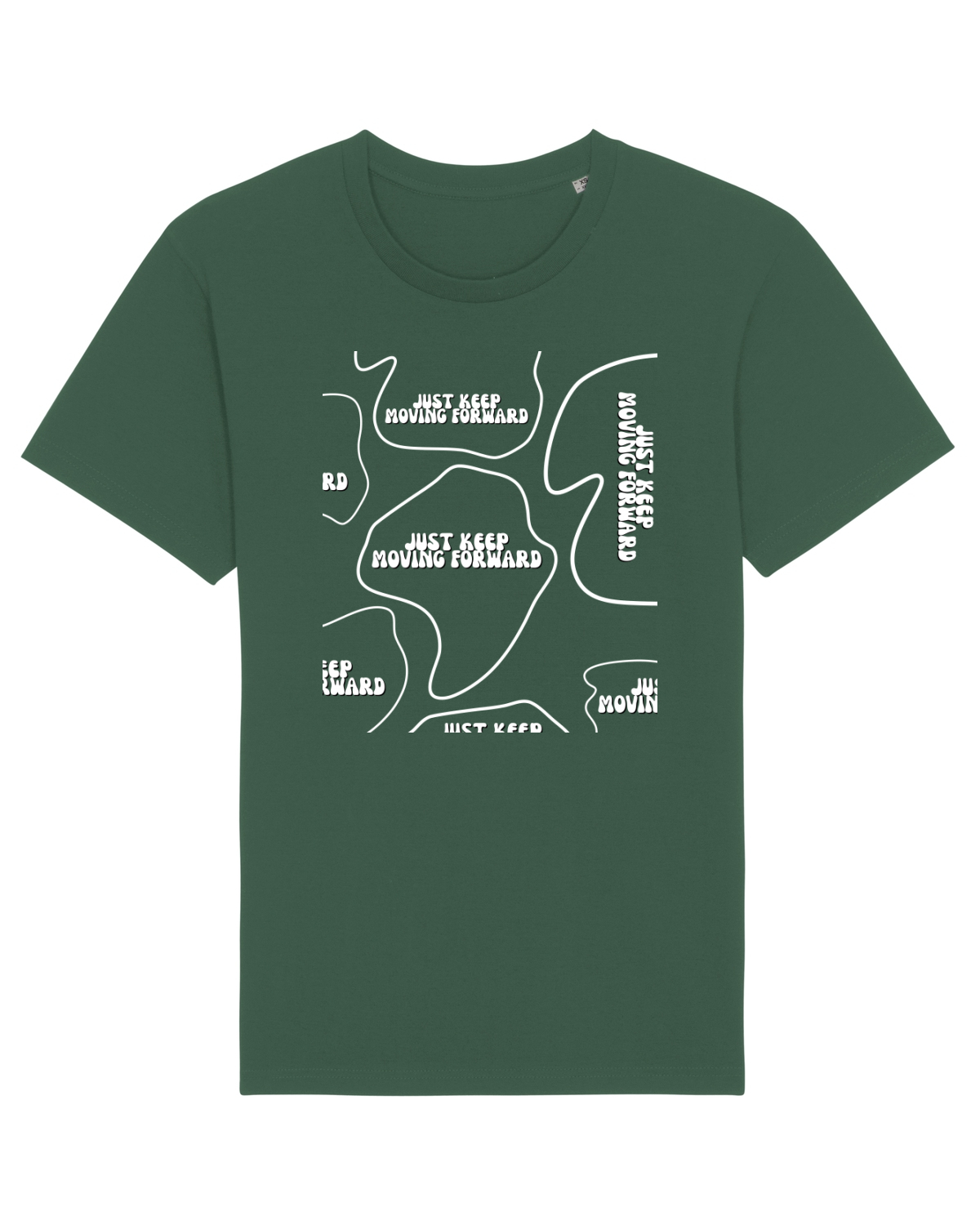Tricou mânecă scurtă Unisex Rocker Bottle Green