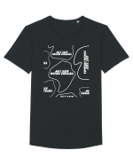 just keep moving forward Tricou mânecă scurtă guler larg Bărbat Skater