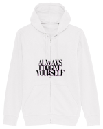 always forgive yourself Hanorac cu fermoar Unisex Connector