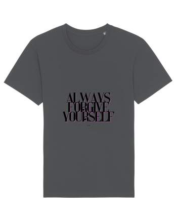 always forgive yourself Anthracite