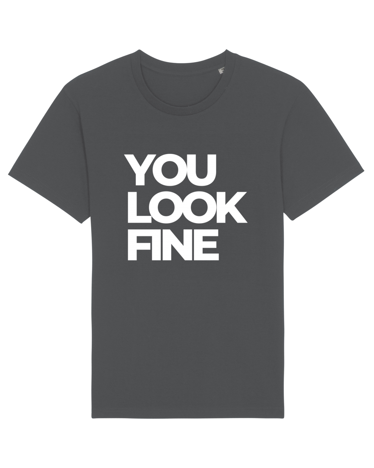 Tricou mânecă scurtă Unisex Rocker Anthracite