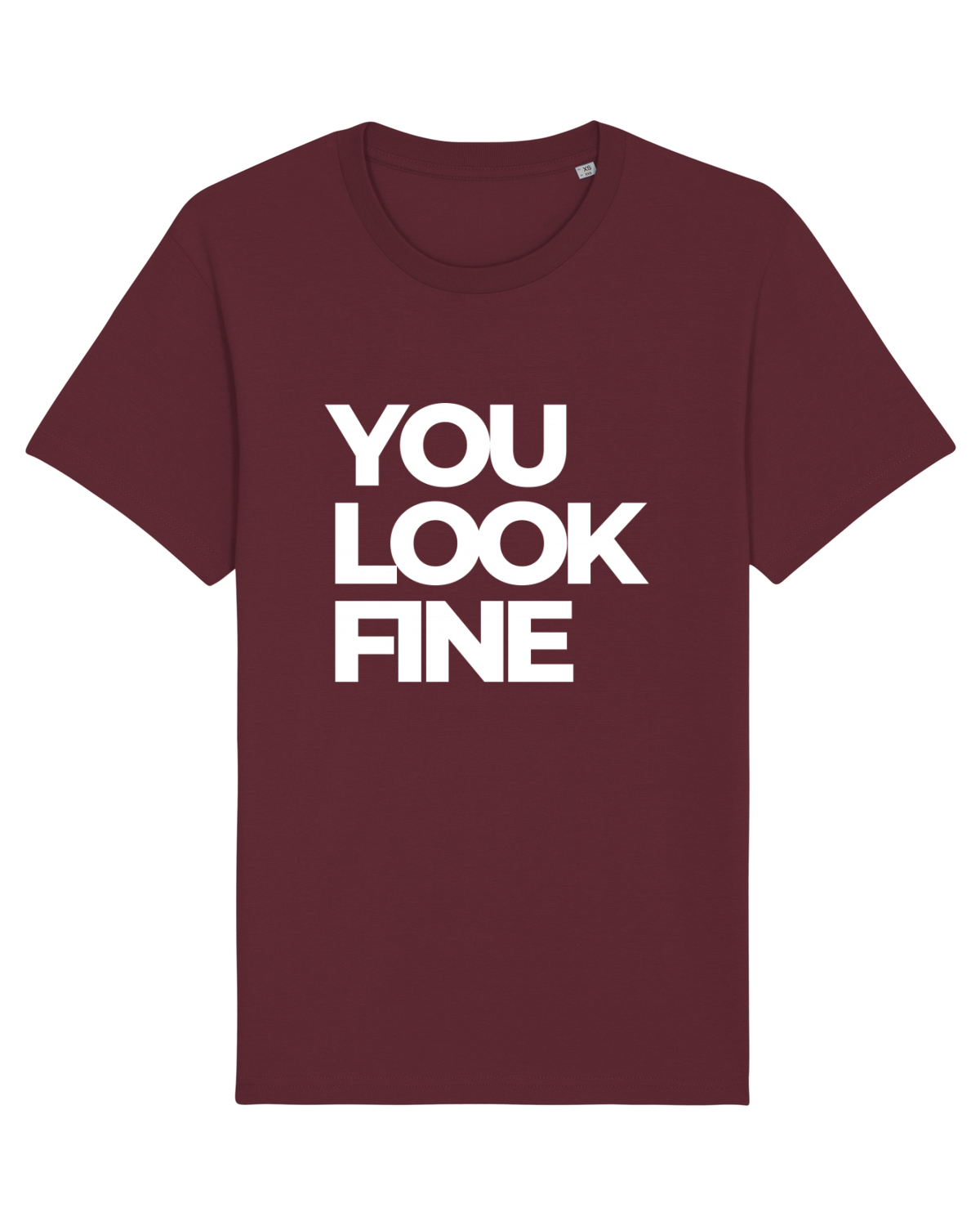 Tricou mânecă scurtă Unisex Rocker Burgundy