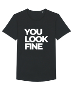 you look fine Tricou mânecă scurtă guler larg Bărbat Skater