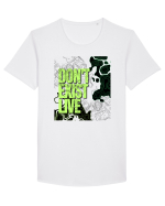 don t exist, live Tricou mânecă scurtă guler larg Bărbat Skater