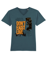 don t exist, live Tricou mânecă scurtă guler V Bărbat Presenter