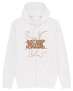 just keep moving forward Hanorac cu fermoar Unisex Connector