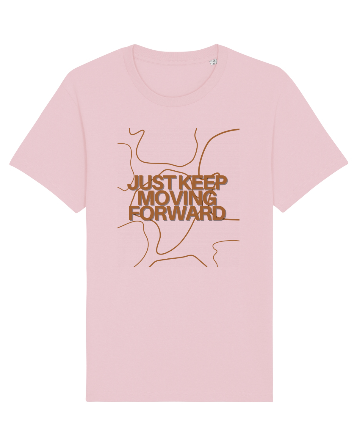 Tricou mânecă scurtă Unisex Rocker Cotton Pink