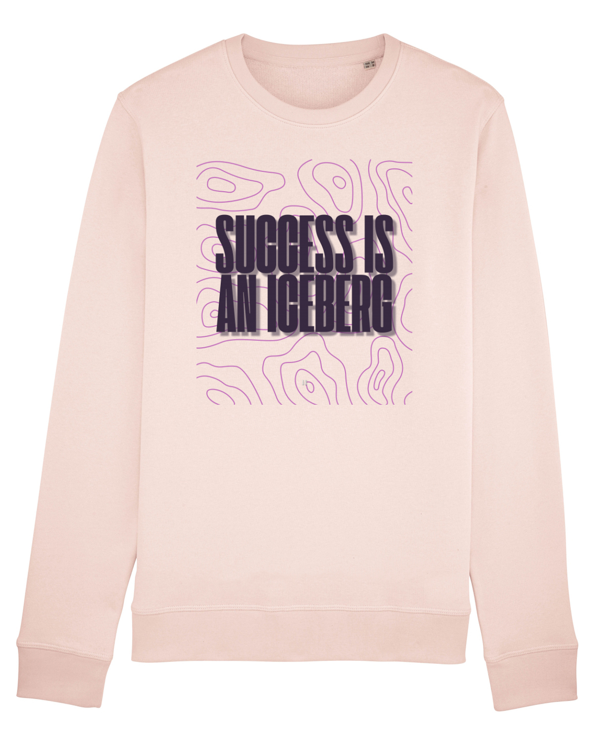 Bluză mânecă lungă Unisex Rise Candy Pink