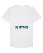 do not quit Tricou mânecă scurtă guler larg Bărbat Skater