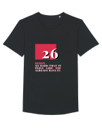 26 Tricou mânecă scurtă guler larg Bărbat Skater