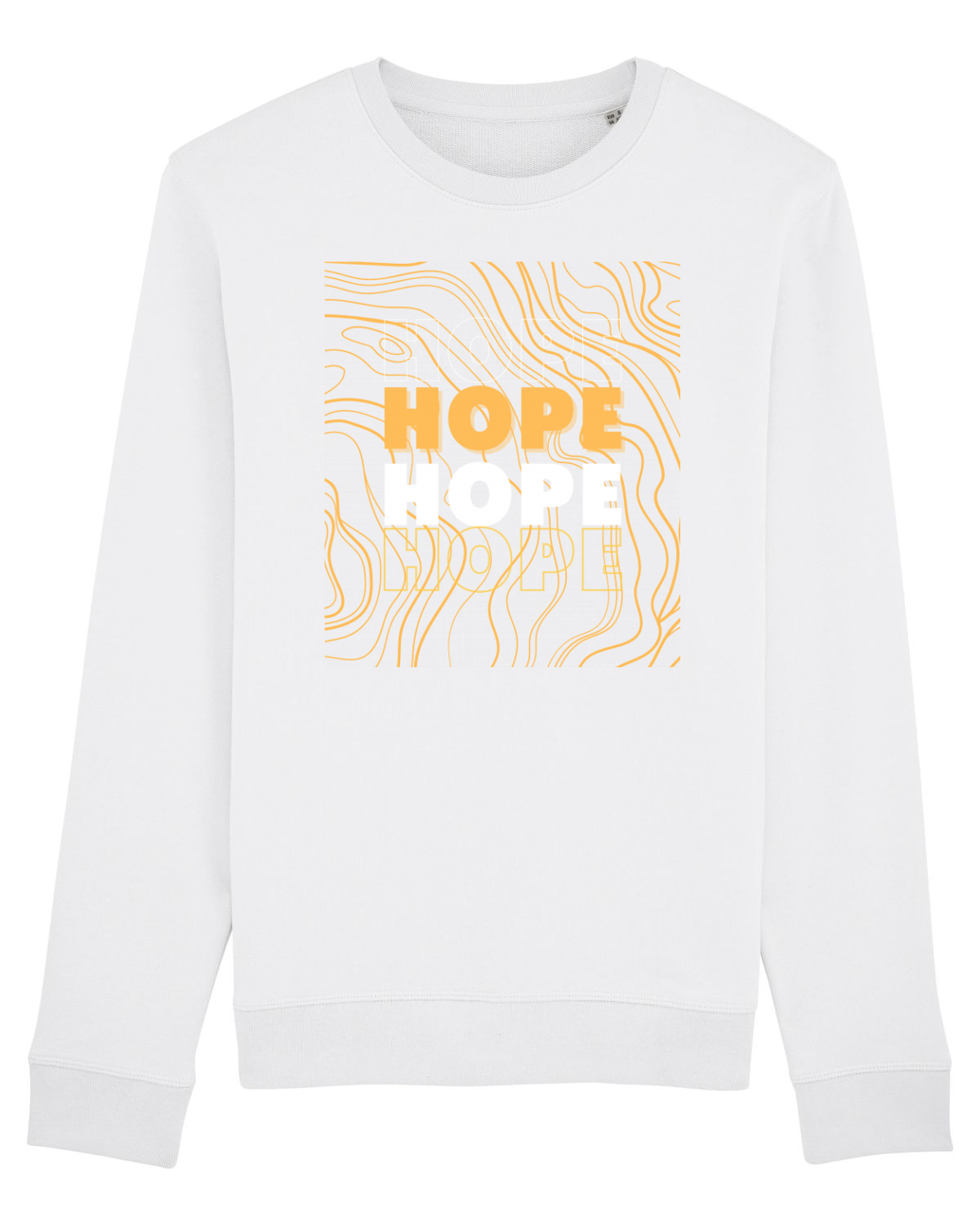 Bluză mânecă lungă Unisex Rise White