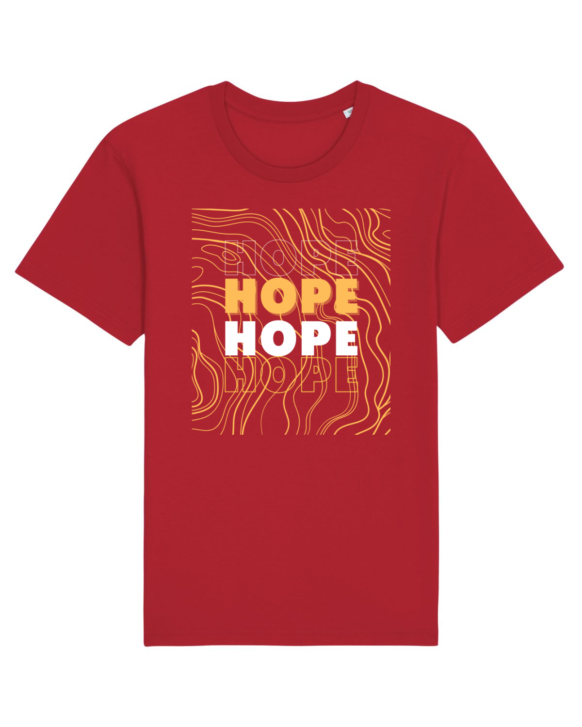 Tricou mânecă scurtă Unisex Rocker Red