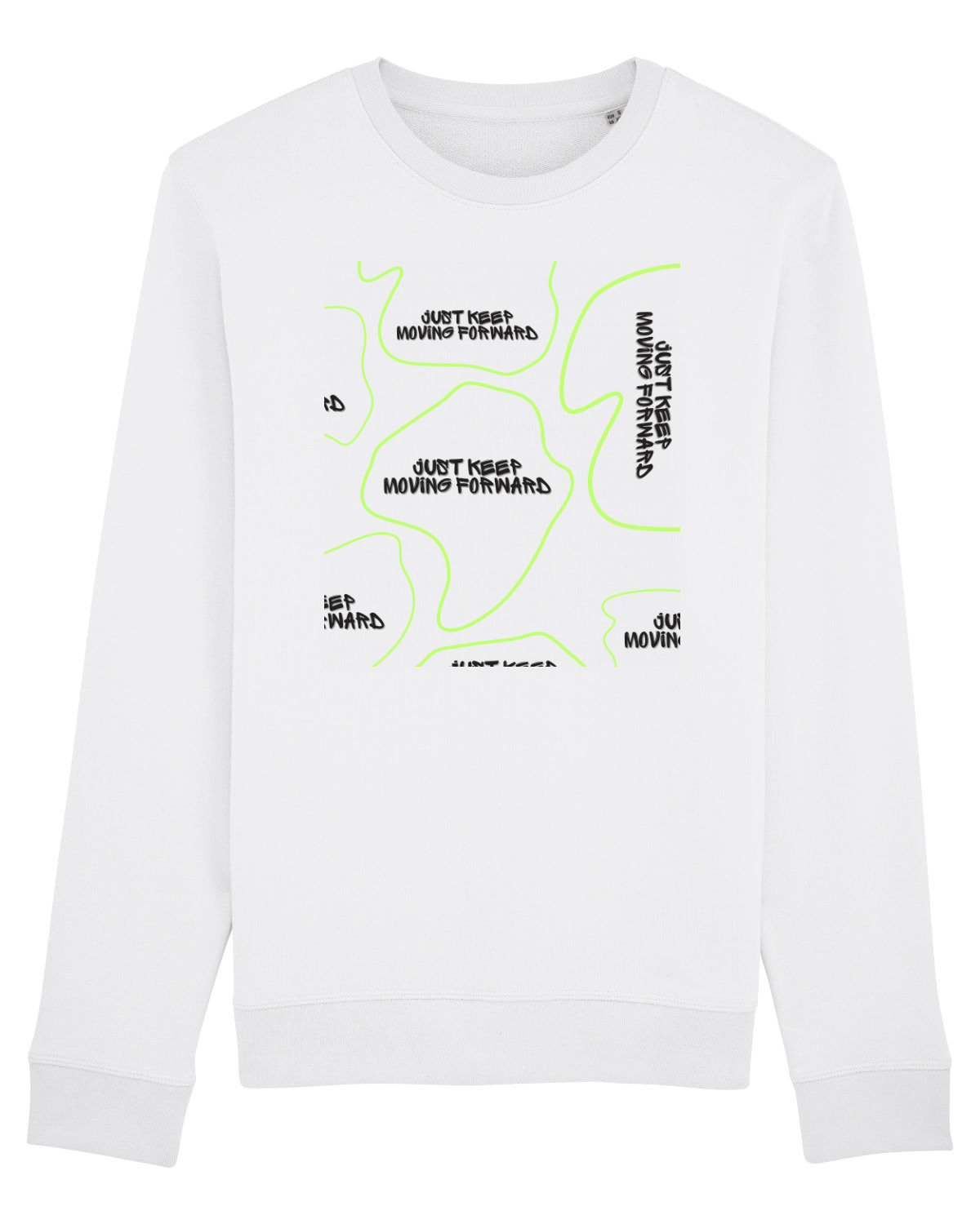Bluză mânecă lungă Unisex Rise White
