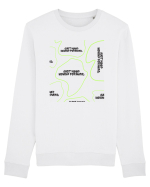 just keep moving forward Bluză mânecă lungă Unisex Rise