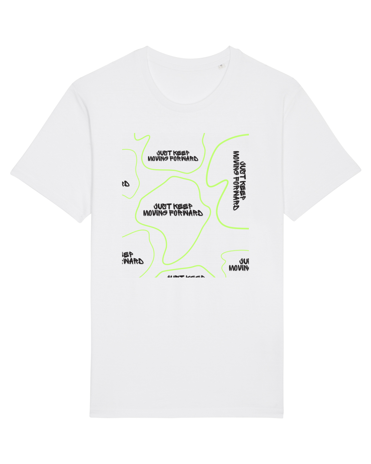Tricou mânecă scurtă Unisex Rocker White