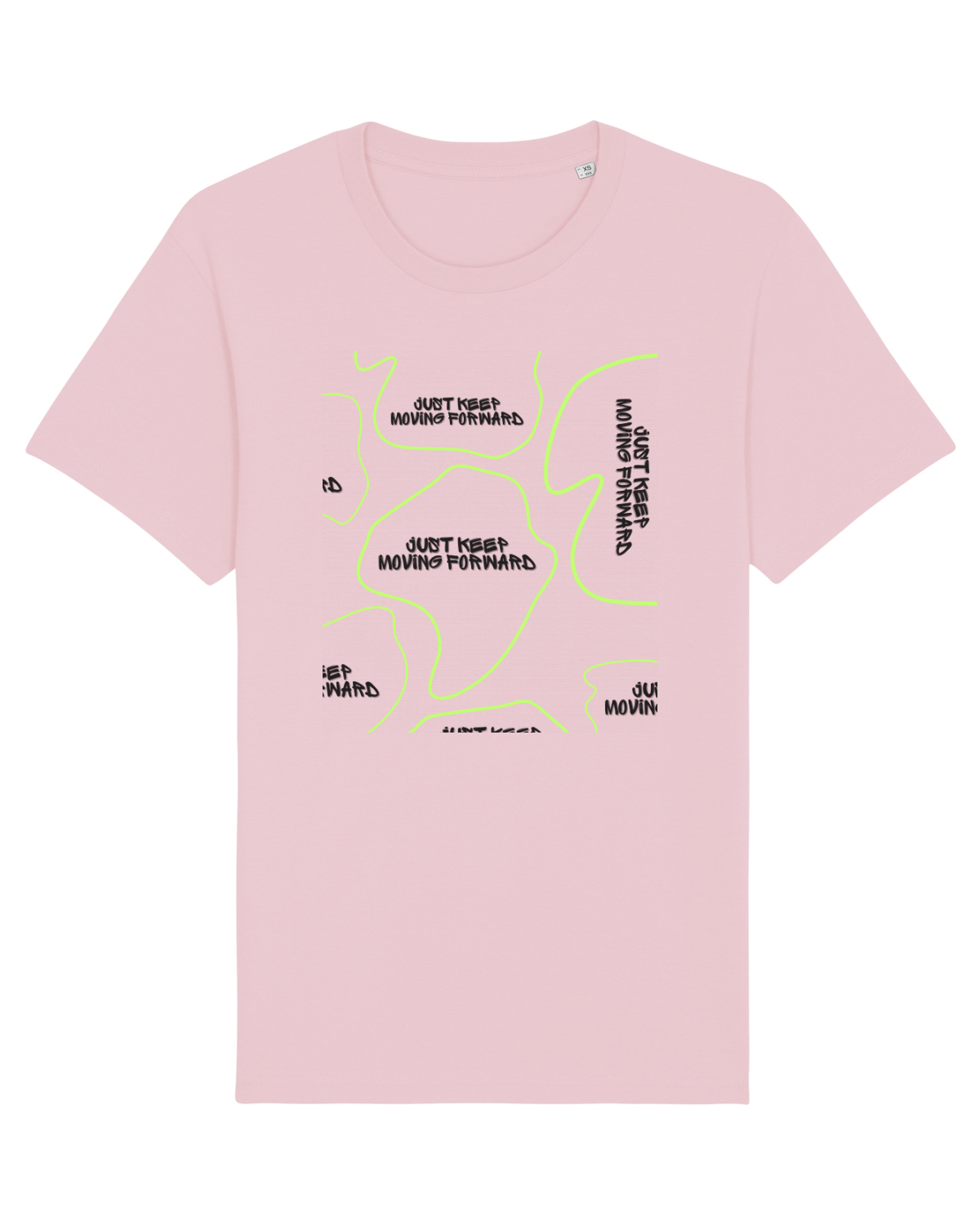 Tricou mânecă scurtă Unisex Rocker Cotton Pink