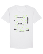 just keep moving forward Tricou mânecă scurtă guler larg Bărbat Skater