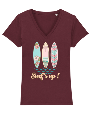Surf's Up! Burgundy