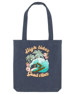 High Tides Good Vibes Sacoșă textilă