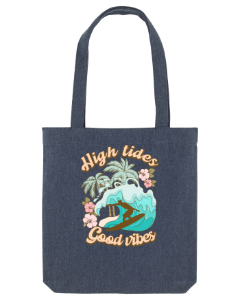 High Tides Good Vibes Midnight Blue