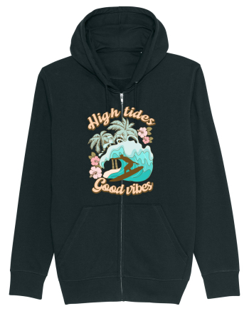 High Tides Good Vibes Black
