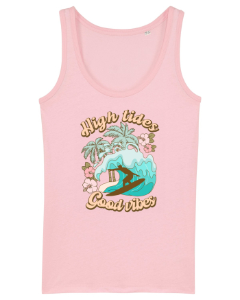 High Tides Good Vibes Cotton Pink