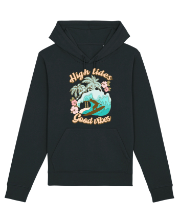 High Tides Good Vibes Black