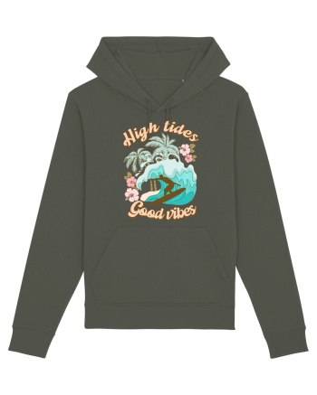 High Tides Good Vibes Khaki