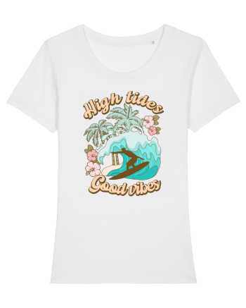 High Tides Good Vibes White