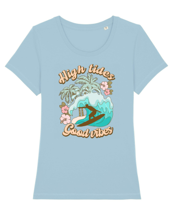 High Tides Good Vibes Sky Blue