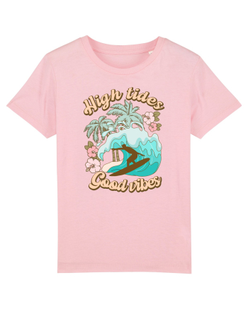 High Tides Good Vibes Cotton Pink