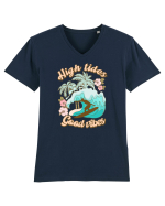 High Tides Good Vibes Tricou mânecă scurtă guler V Bărbat Presenter