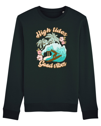 High Tides Good Vibes Black