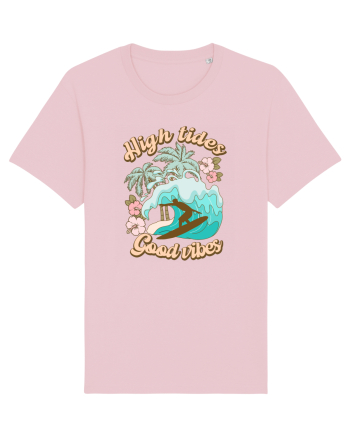 High Tides Good Vibes Cotton Pink