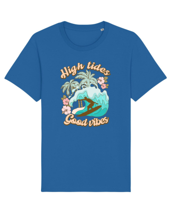 High Tides Good Vibes Royal Blue