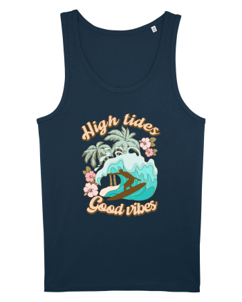 High Tides Good Vibes Navy